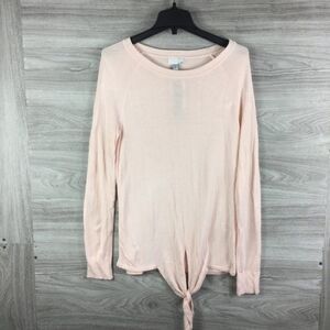 14th & Union Tie Front Sweater size L